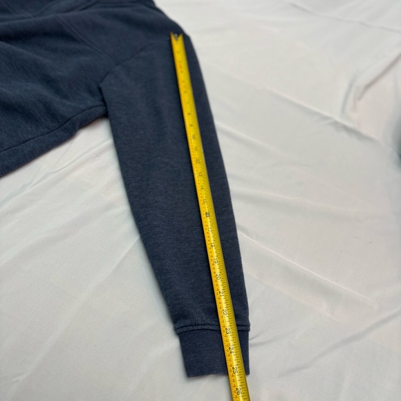 Orvis Blue Pullover 1/4 Zip Snap Neck - Picture 7 of 10